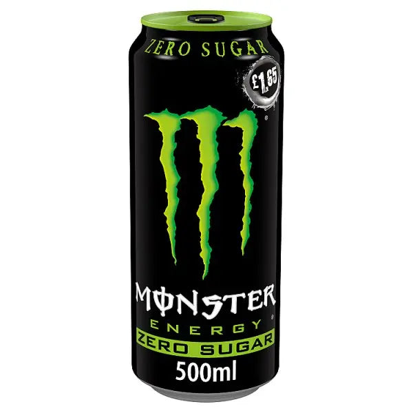 Monster Energy Drink Zero Sugar 500ml (Case of 12) - Honesty Sales