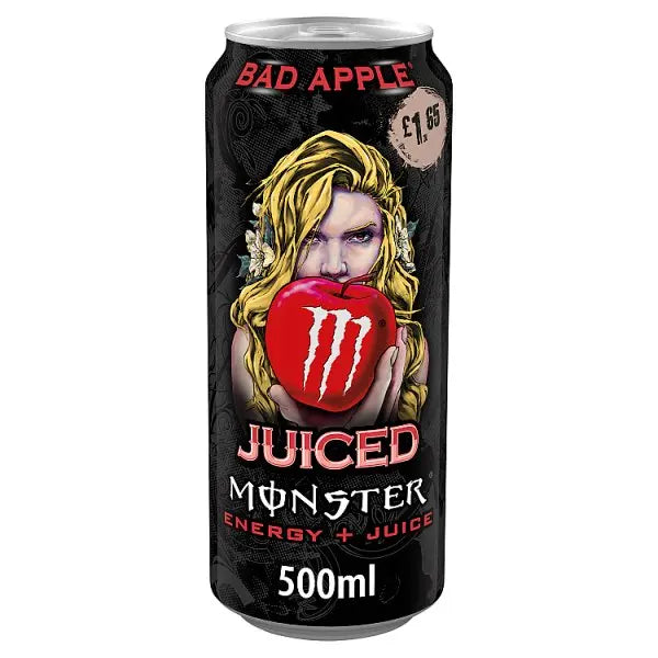 Monster Juiced Bad Apple (Case of 12) - Honesty Sales Main image
