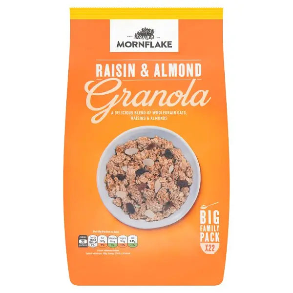 Mornflake Raisin & Almond Granola Big Family Pack 1kg Mornflake Image principale du produit