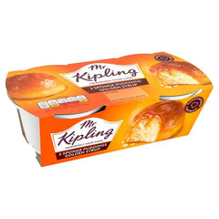 Mr Kipling Golden Syrup Sponge Pudding Desserts 2 x 95g (Case of 4) - Honesty Sales