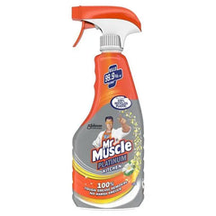 Mr Muscle Platinum Kitchen Cleaning Spray 500ml (Case of 10) - Honesty Sales U.K