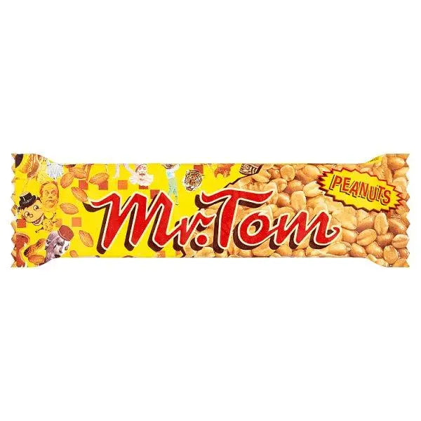 Mr. Tom Peanut Bar 40g (Case of 36) - Honesty Sales U.K Image principale du produit