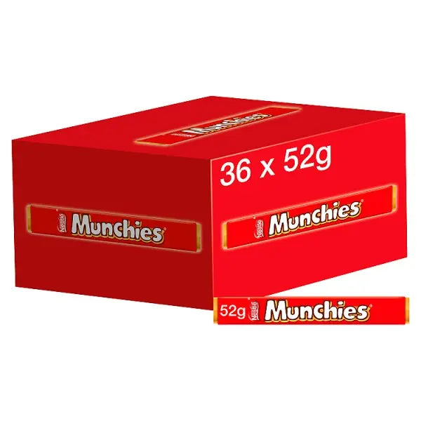 Munchies Milk Chocolate Tube 52g (Case of 36) Munchies