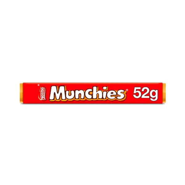 Munchies Milk Chocolate Tube 52g (Case of 36) Munchies