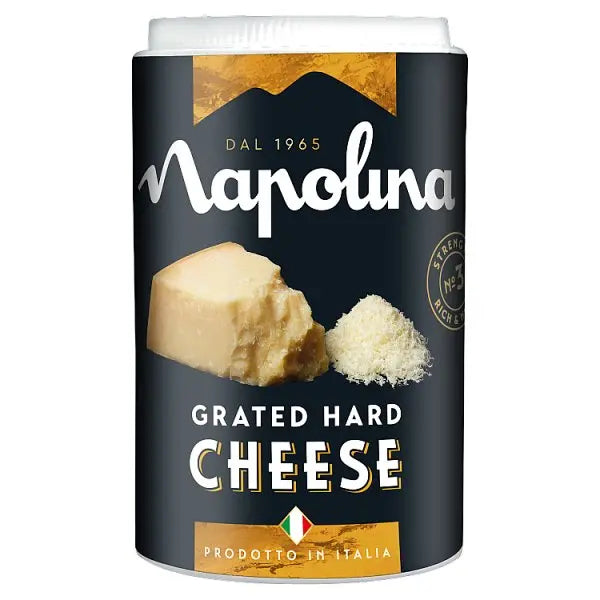 Napolina Grated Hard Cheese 50g (Case of 12) - Honesty Sales Main image