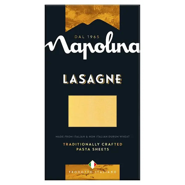 Napolina Lasagne 375g (Case of 9)  Honesty Sales U.K