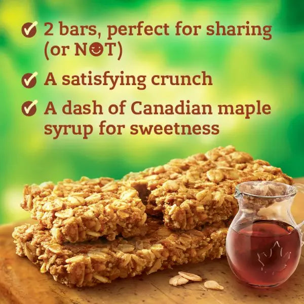 Nature Valley Crunchy Canadian Maple Syrup Cereal Bars  5 x 42g (210g) (Case of 5) - Honesty Sales