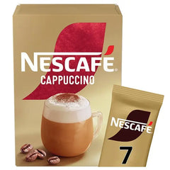 Nescafe Cappuccino Instant Coffee 7 x 15.5g Sachets PMP (Case of 6)