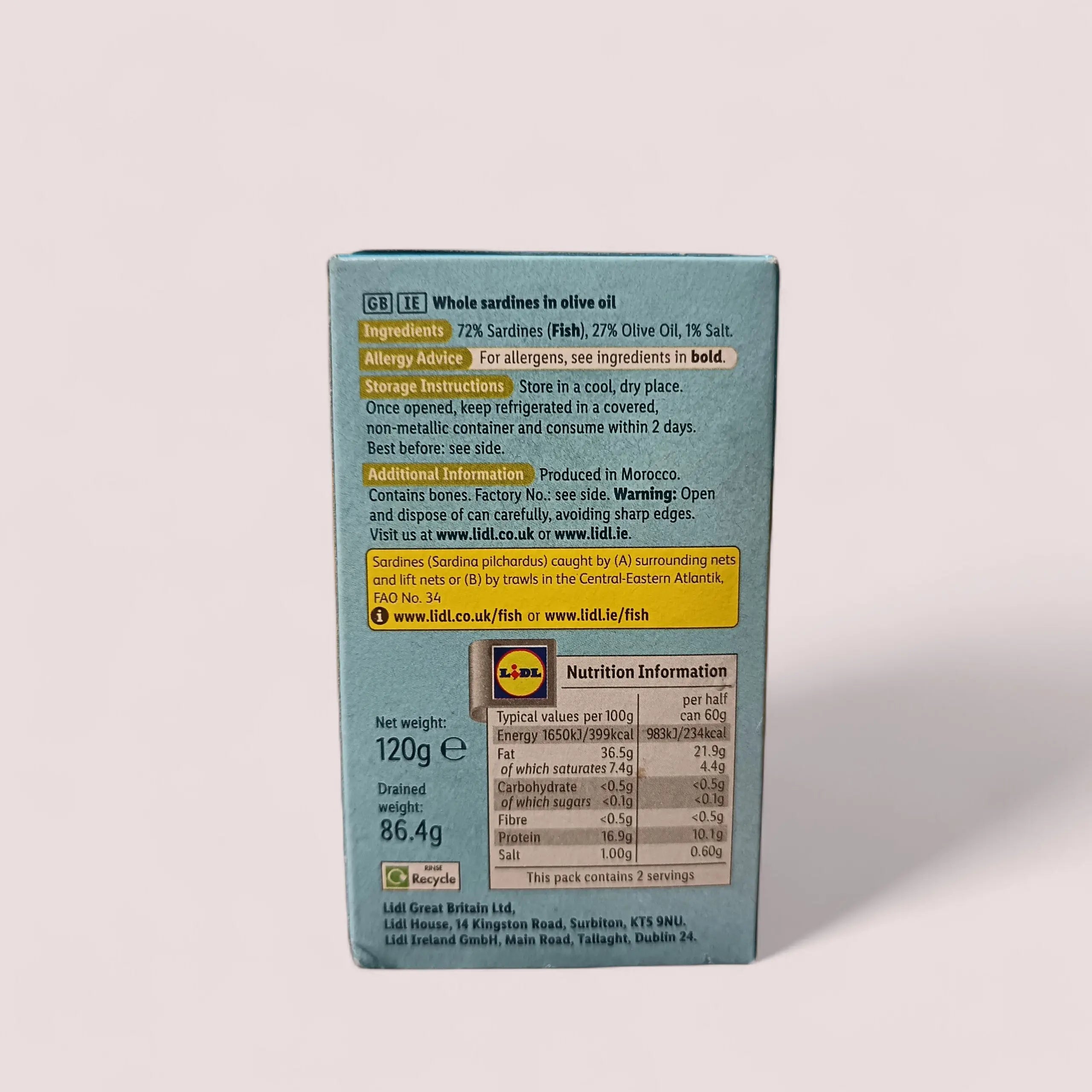 Nixe Sardines In Olive Oil - Honesty Sales