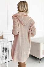 Numoco cardigan warm bedspread with hood, pockets and a patch - Honesty Sales