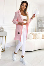 Numoco cardigan warm bedspread with hood, pockets and a patch - Honesty Sales