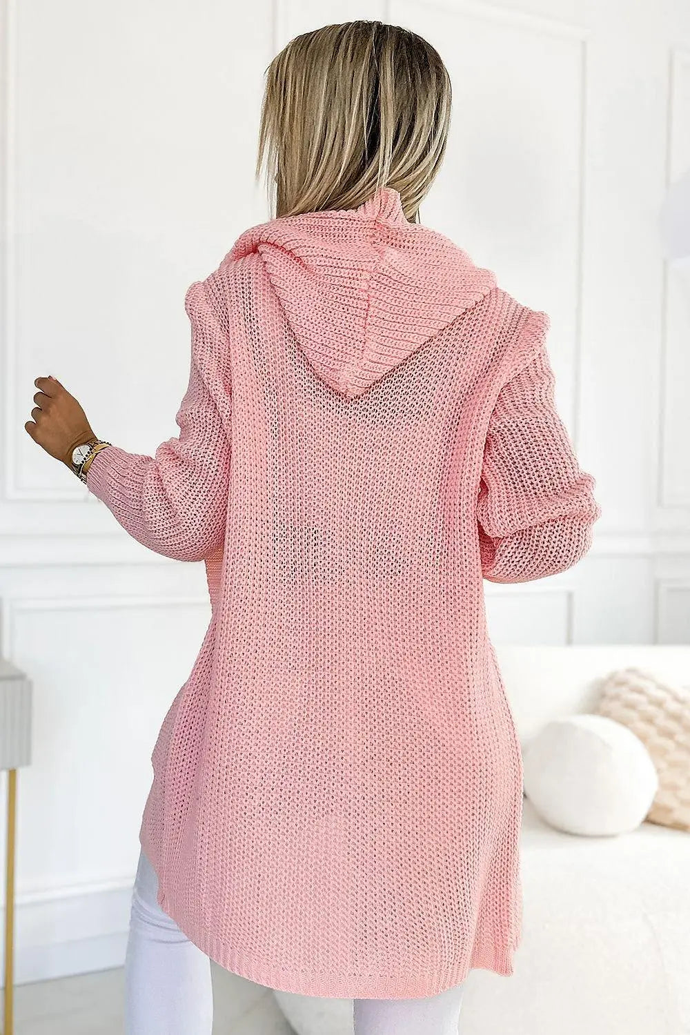 Numoco cardigan warm bedspread with hood, pockets and a patch - Honesty Sales
