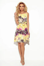 Numoco loose trapeze white daydress - Honesty Sales