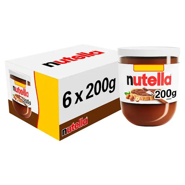 Nutella Hazelnut Spread with Cocoa 200g (Case of 6)  Honesty Sales U.K
