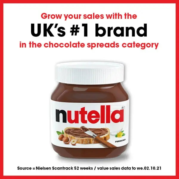 Nutella Hazelnut Spread with Cocoa 350g (Case of 6)  Honesty Sales U.K