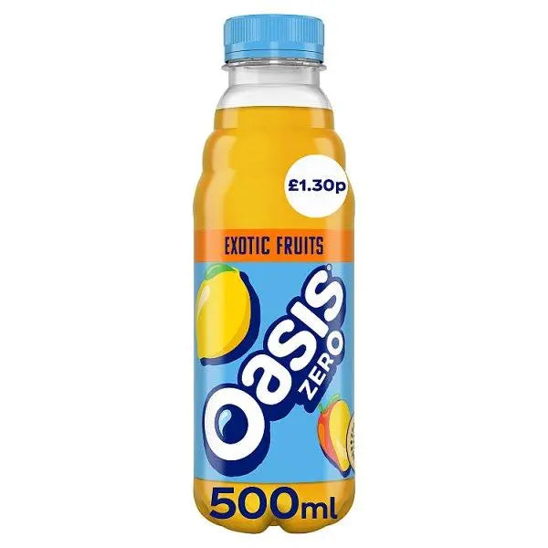 Oasis Exotic Fruits 12 x 500ml (Case of 12) - Honesty Sales