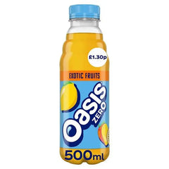 Oasis Exotic Fruits 12 x 500ml (Case of 12) - Honesty Sales U.K