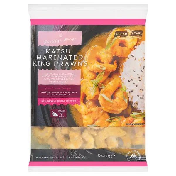 Ocean Pearl Katsu Marinated King Prawns 800g - Honesty Sales U.K