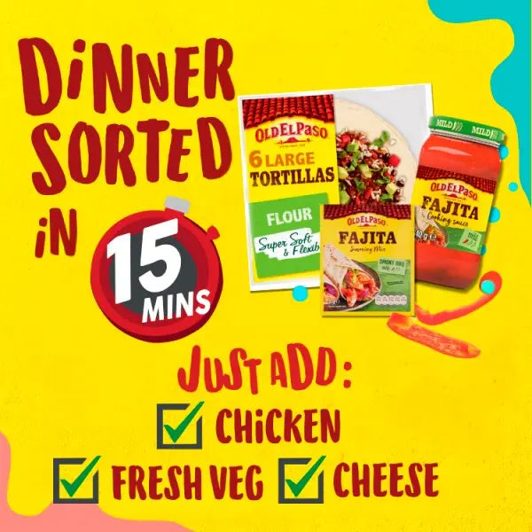 Old El Paso Smoky BBQ Fajita Seasoning Spice Mx 35g (Case of 24) Secondary image