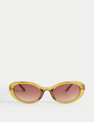 Oval Cat Eye Sunglasses - Honesty Sales