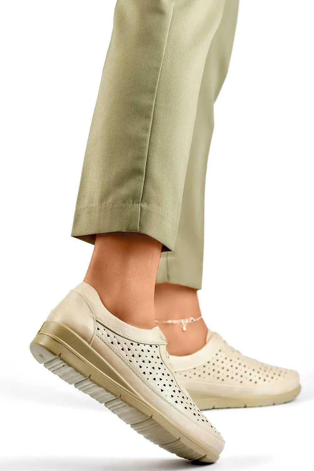 PRIMO soft beige elegant semi-boots Secondary image