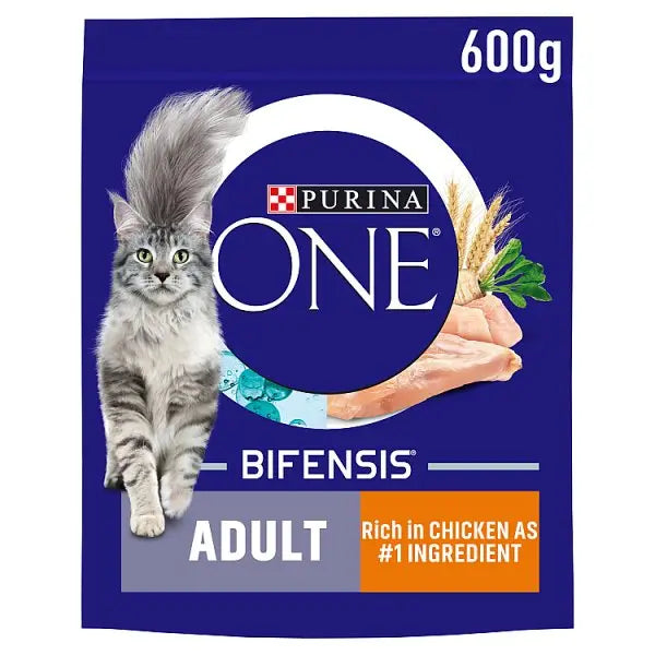 PURINA ONE Chicken Dry Cat Food 600g (Case of 4)  Honesty Sales U.K