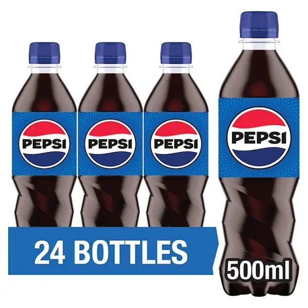 Pepsi Cola Bottle 500ml (Case of 24) - Honesty Sales