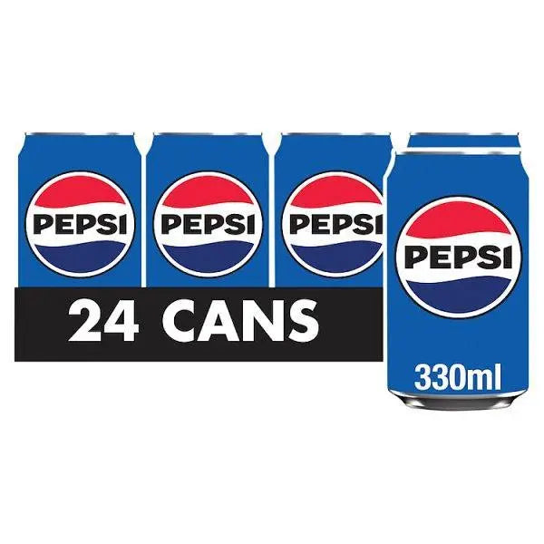 Pepsi Cola Can 330ml (Case of 24) - Honesty Sales