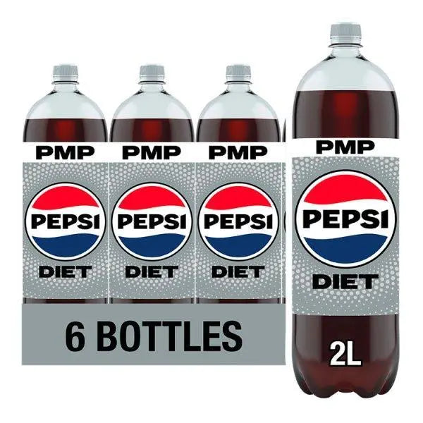 Pepsi Diet 2 Litres (Case of 6) - Honesty Sales Main image