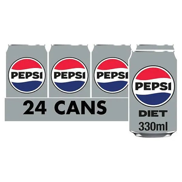 Pepsi Diet 330ml (Case of 24) - Honesty Sales