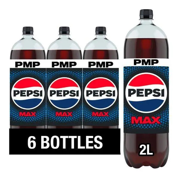 Pepsi Max 2 Litres (Case of 6) - Honesty Sales Main image