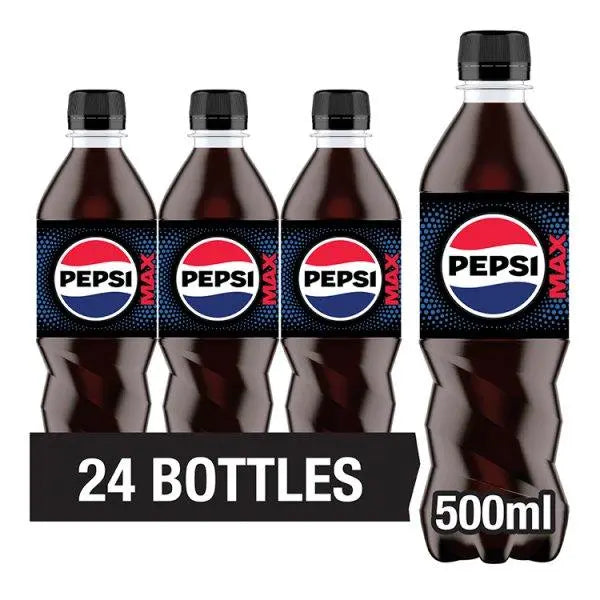 Pepsi Max 500ml (Case of 24) - Honesty Sales Main image
