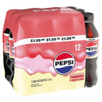 Pepsi Strawberries 'N' Cream Flavour PMP Bottles 12 x 500ml (Case of 12)  Honesty Sales U.K
