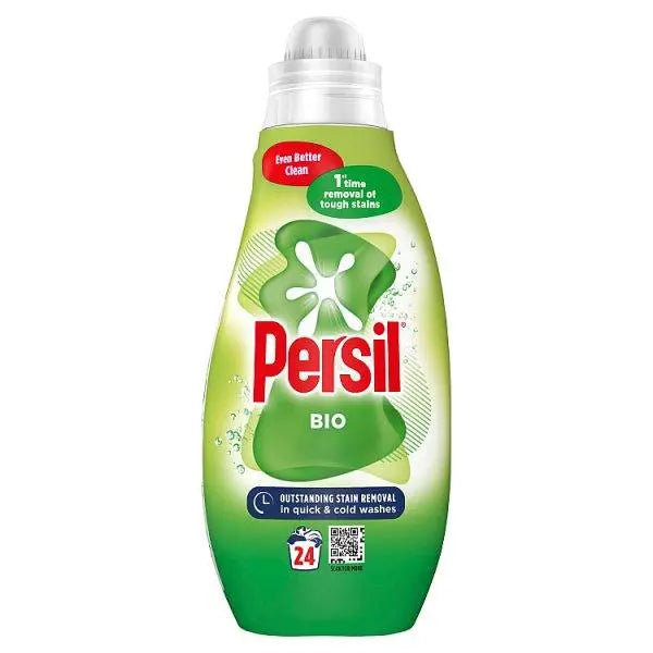 Persil Laundry Washing Liquid Detergent Bio 648 ml (24 washes (Case of 5) - Honesty Sales U.K Image principale du produit