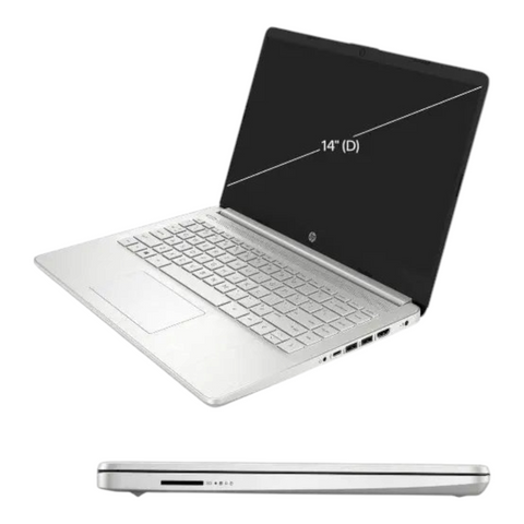 HP Notebook 14s-dq0013na White Celeron N4120 14.0" 4GB Ram 128GB SSD - A20JHEA