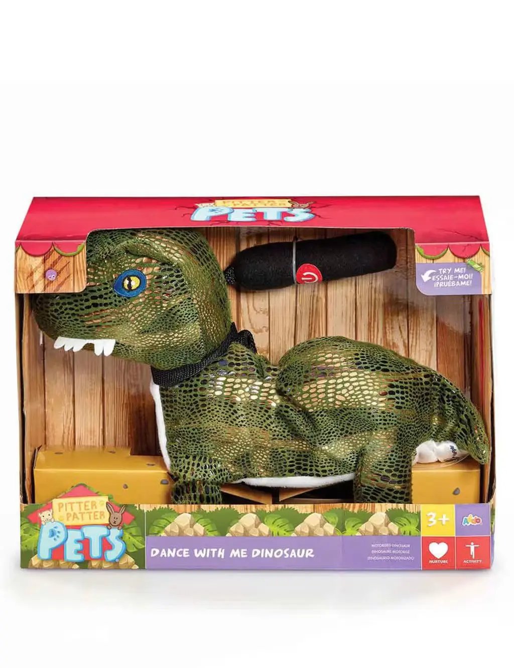 Pitter Patter Pets Dancing Dinosaur (3+ Yrs) - Honesty Sales