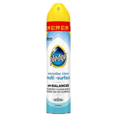 Pledge Multi-Surface Aerosol, 250ml (Case of 6) - Honesty Sales U.K