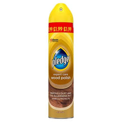 Pledge Wood Polish Aerosol, 250ml (Case of 6) - Honesty Sales U.K