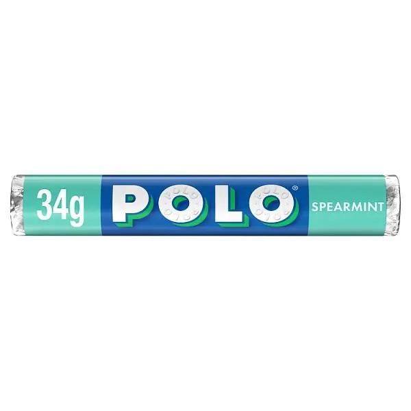 Polo Spearmint Mint Tube 34g (Case of 32) - Honesty Sales U.K