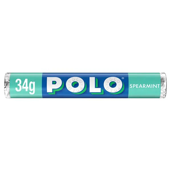 Polo Spearmint Mint Tube 34g (Case of 32) - Honesty Sales U.K