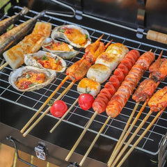 Portable Folding Charcoal BBQ Grill – Mini Barbecue Oven for Outdoor Cooking, Camping, Picnic & Beach  Honesty Sales U.K