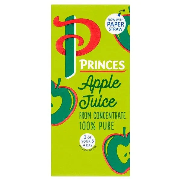 Princes Apple Juice 200ml (Case of 27) - Honesty Sales