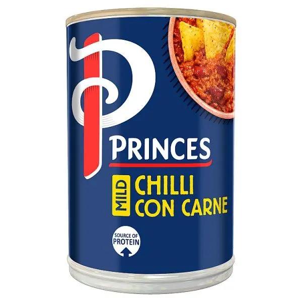 Princes Chilli Con Carne Mild 392g (Case of 6) - Honesty Sales U.K