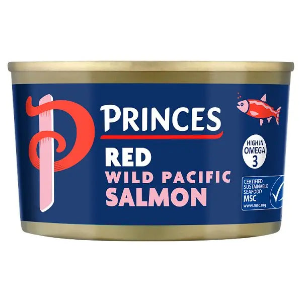 Princes Red Wild Pacific Salmon 213g (Case of 6)  Honesty Sales U.K Main image