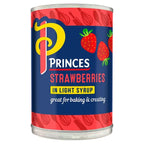 Princes Strawberries in Light Syrup 410g (Case of 6)  Honesty Sales U.K