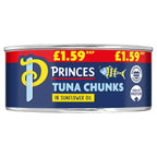 Princes Tuna Chunks in Sunflower Oil 145g (Case of 12)  Honesty Sales U.K
