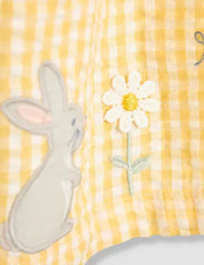 Pure Cotton Bunny Appliqué Dress (3 Mths-16 Yrs) Honesty Sales