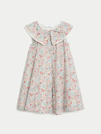 Pure Cotton Floral Dress (2-8 Yrs) Honesty Sales