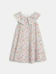 Pure Cotton Floral Dress (2-8 Yrs) Honesty Sales