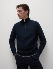 Pure Cotton Half Zip Sweatshirt Honesty Sales